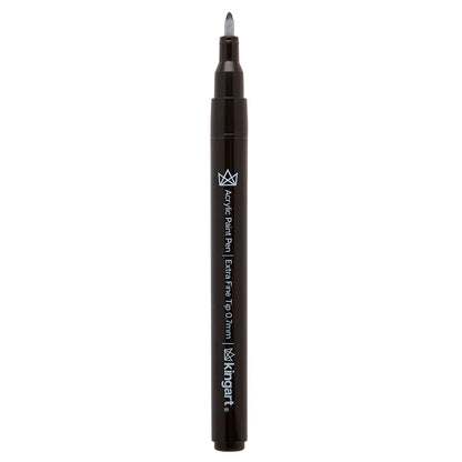 PRO Acrylic Paint Pens Extra Fine - Black & White 6 pc