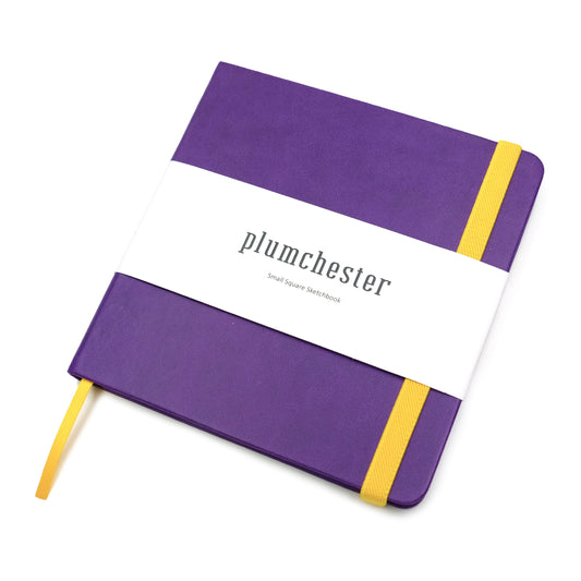 Plumchester™ Small Square Sketchbook 6” x 6” - 48 pages
