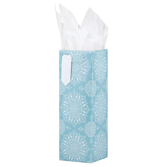 Winter's Mandala - Bottle Bag