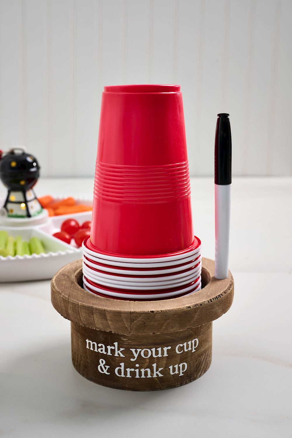 Disposable Cup & Marker Set