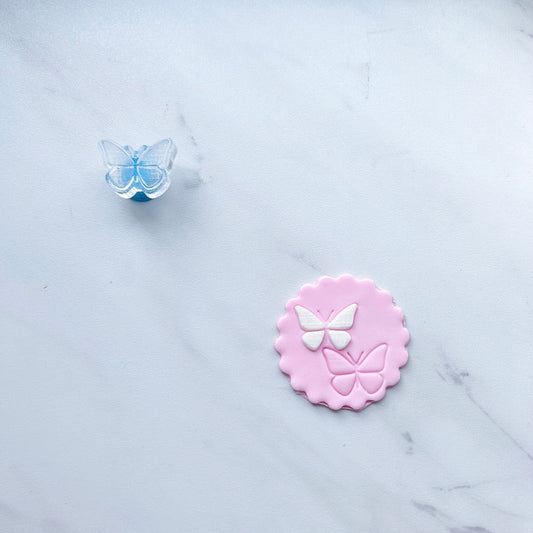 BUTTERFLY LAYER STAMP BY CAKE SERA SERA