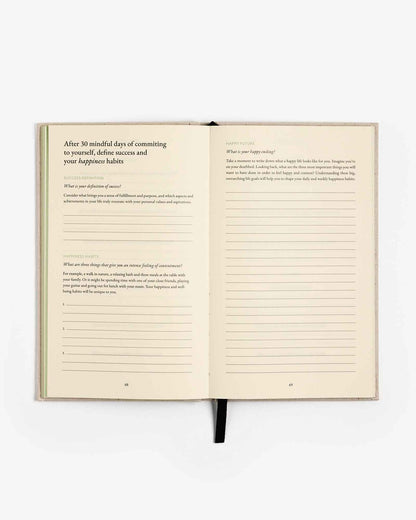 The Three Question Journal - Linen