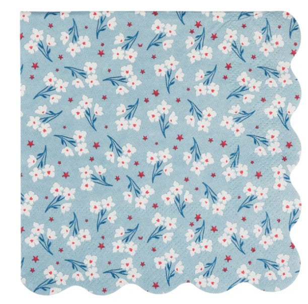 Floral Cocktail Paper Napkin Set