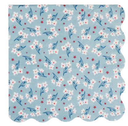 Floral Cocktail Paper Napkin Set
