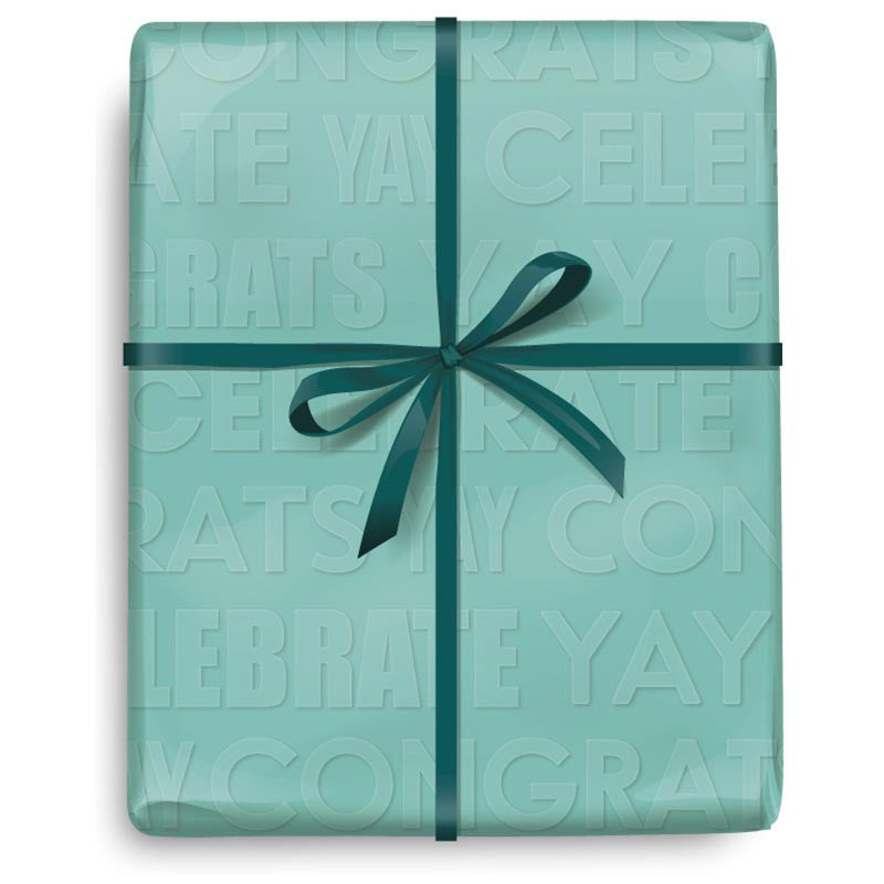 Brights Text Wrapping Paper - 5FT