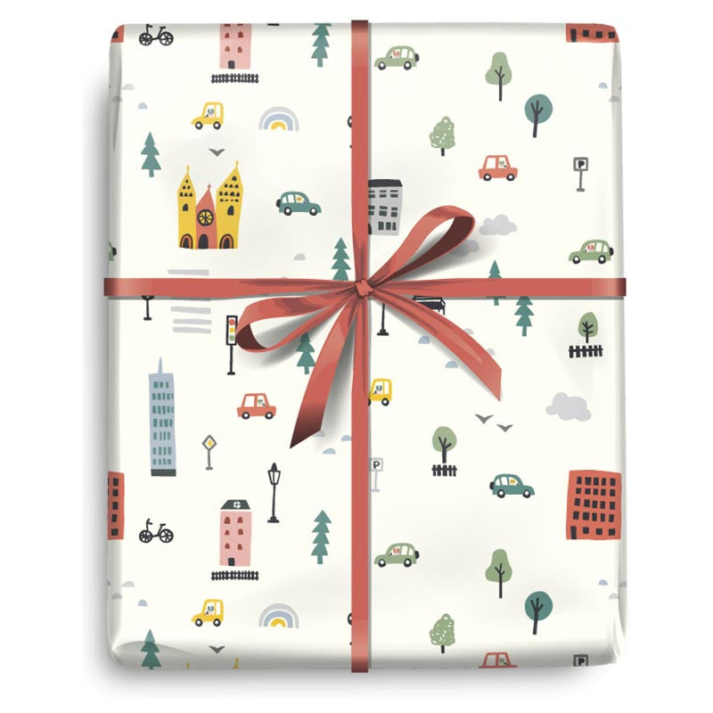 Always On The Go City Parks Wrapping Paper - 5FT