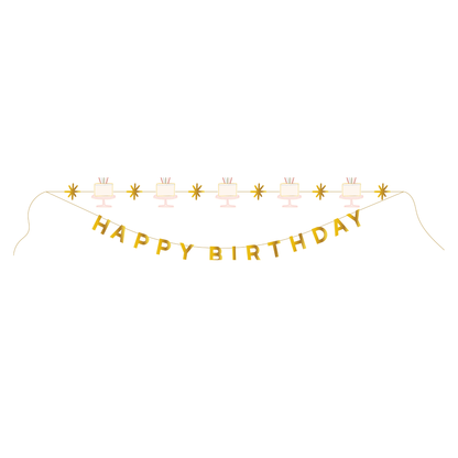 Happy Birthday Party Banner Set