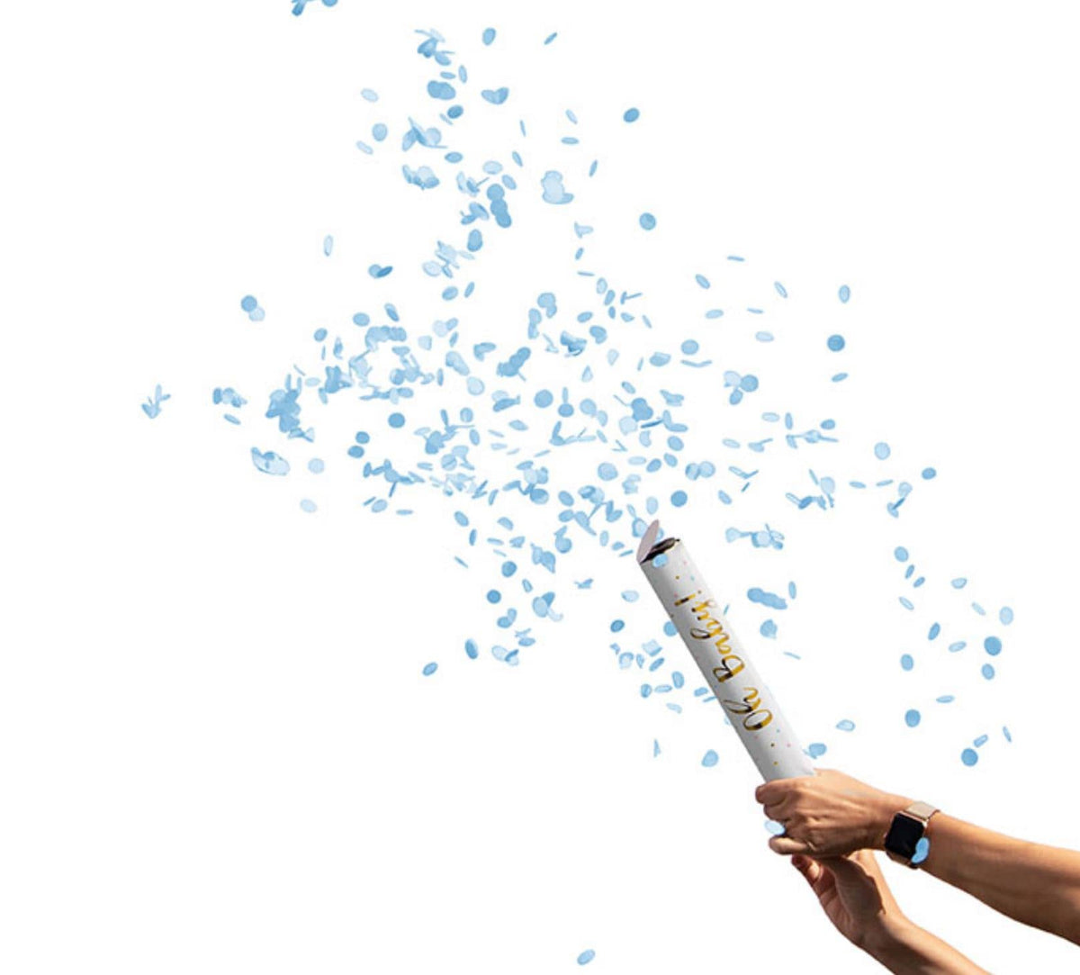 Gender Reveal Confetti Launcher Cannon - Pink Or Blue