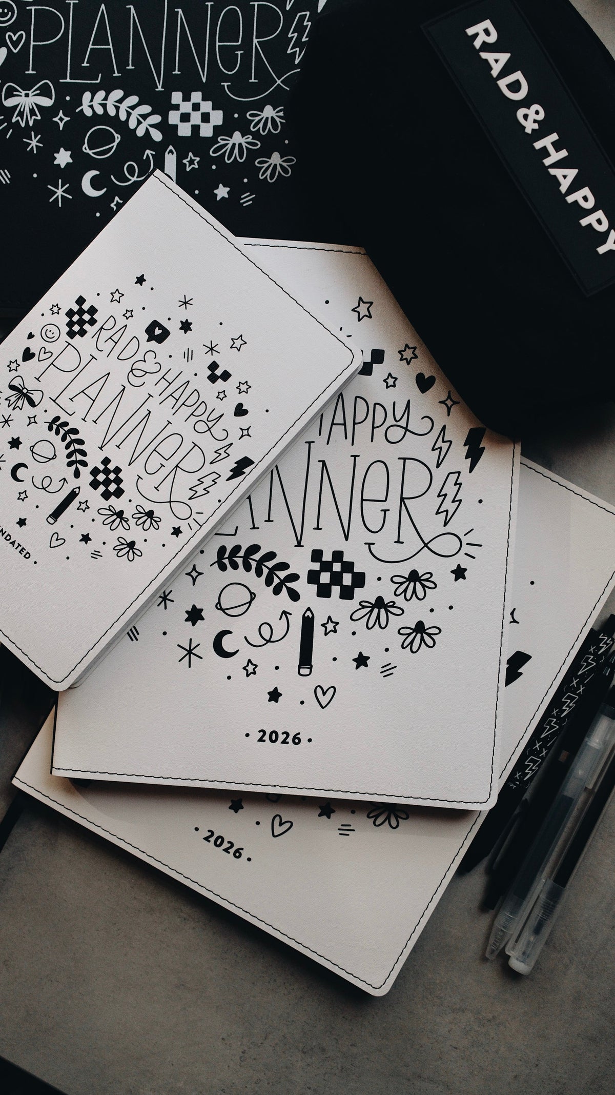 Undated 5x8 Planner - Doodle Edition