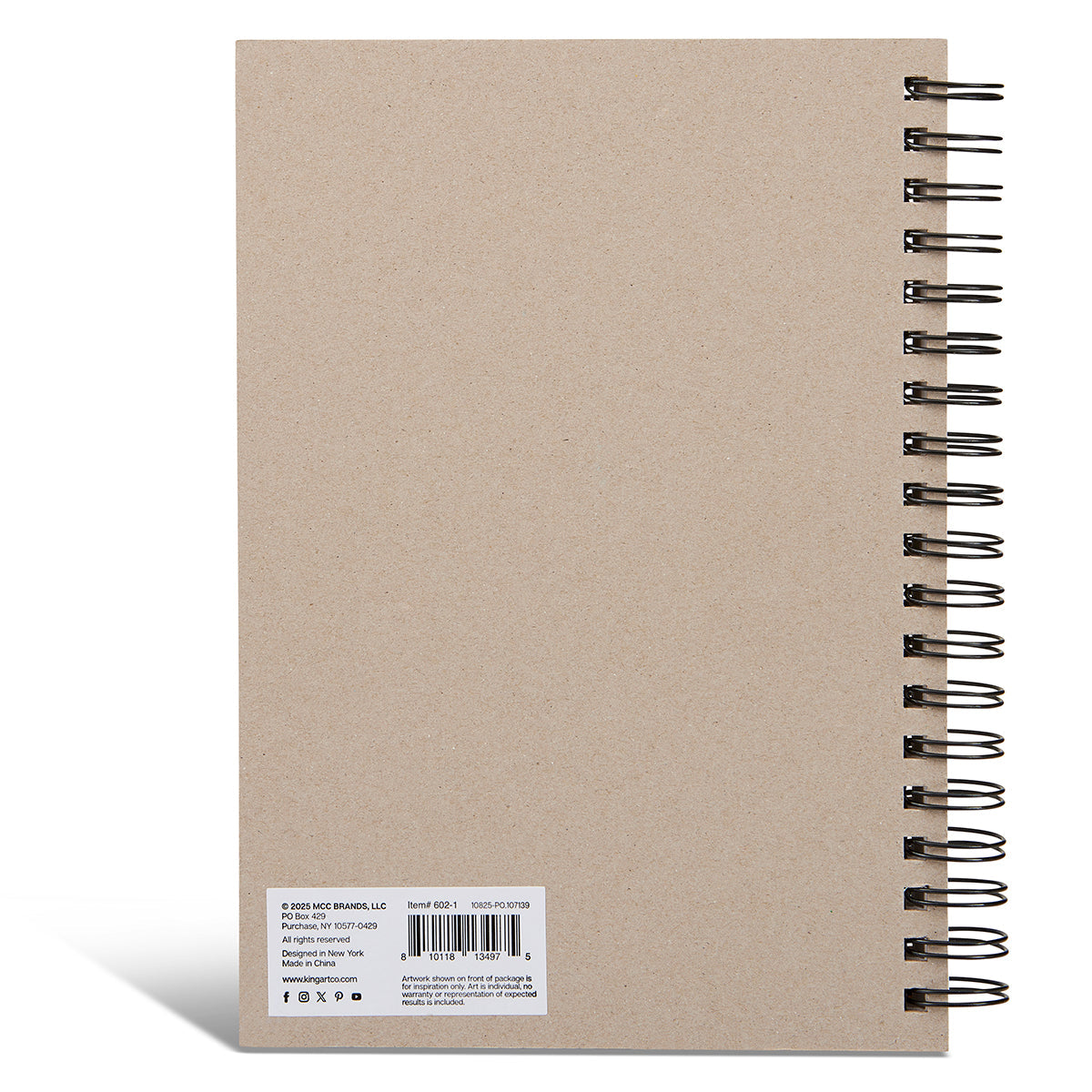 Mixed Media Sketchbook - 7” x 10” - 98lb (160g) - 60 Sheets