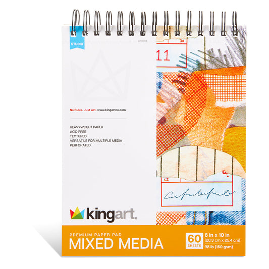 Mixed Media Sketchbook - 8” x 10” - 98lb (160g) - 60 Sheets