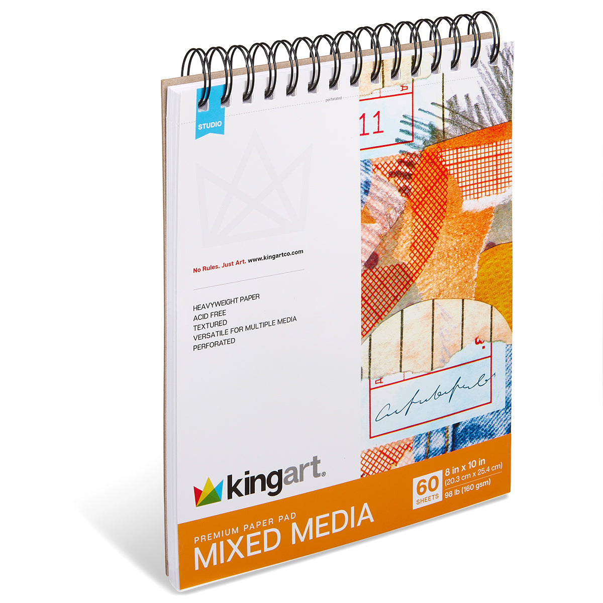 Mixed Media Sketchbook - 8” x 10” - 98lb (160g) - 60 Sheets