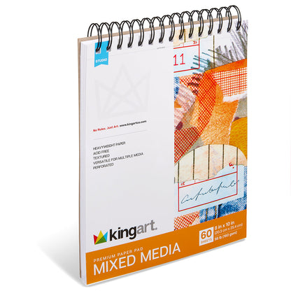 Mixed Media Sketchbook - 8” x 10” - 98lb (160g) - 60 Sheets