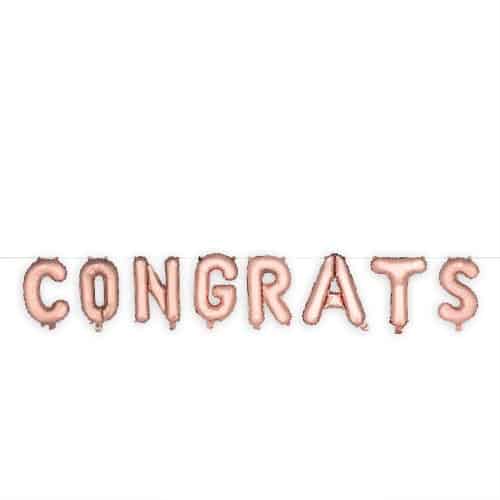 Congrats Balloon Banner