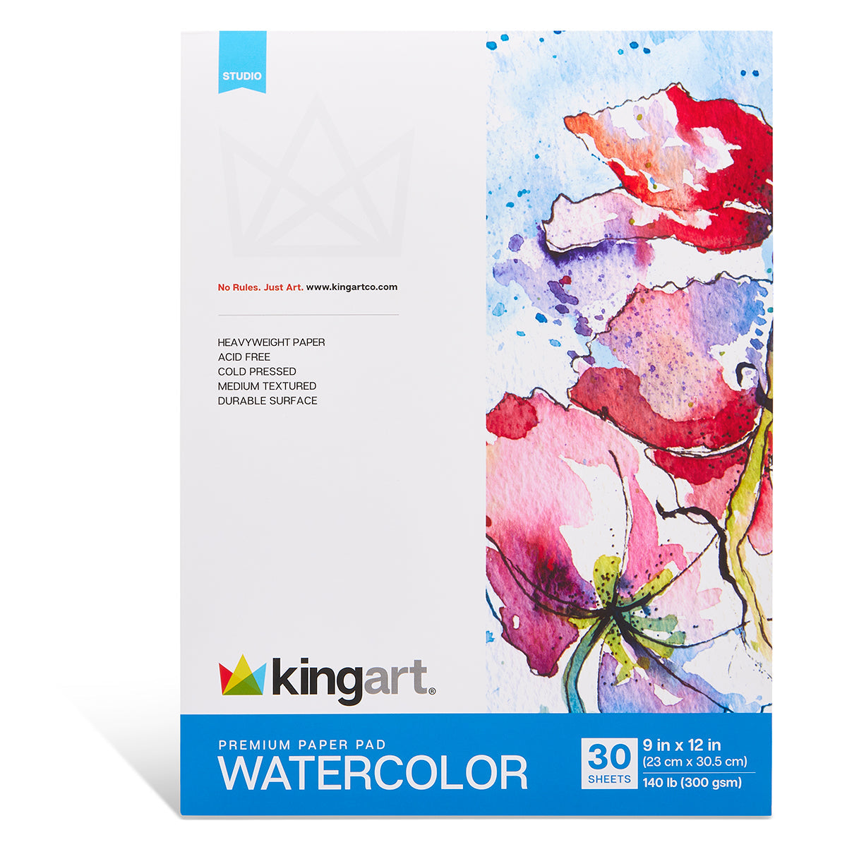Watercolor Paper Pad - Top Bound - 9” X 12” - 30 Sheets