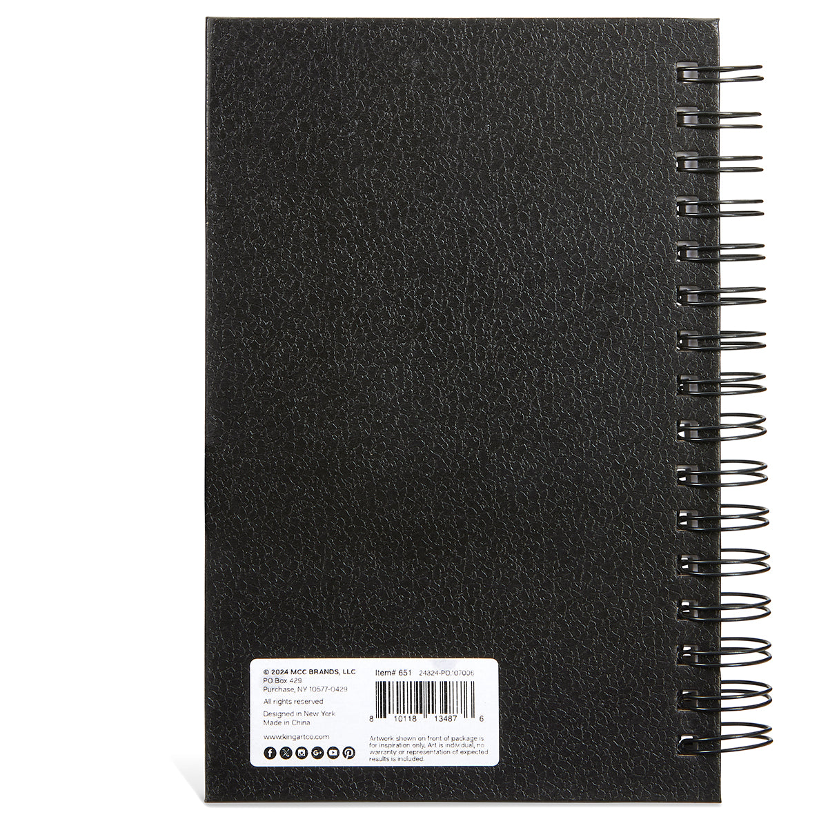 Spiral Sketchbook - 5.5” x 8.5” - 100 Sheets