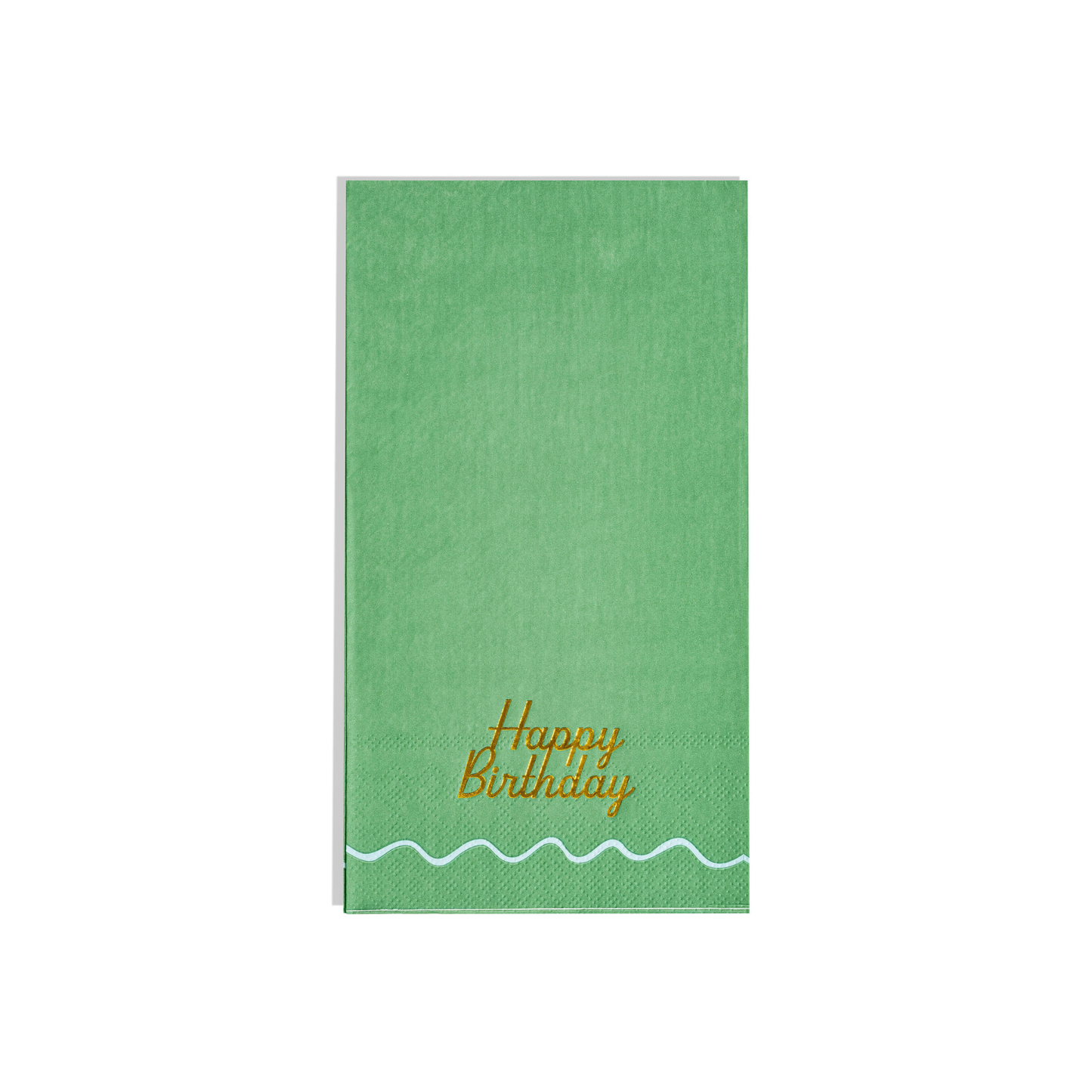 Blue & Green Birthday Guest Napkins