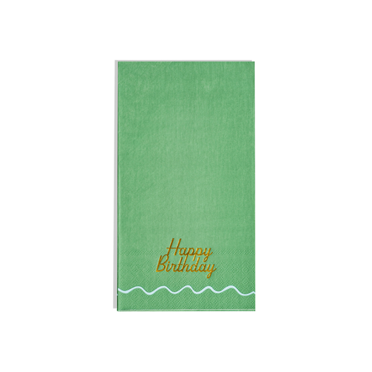 Blue & Green Birthday Guest Napkins