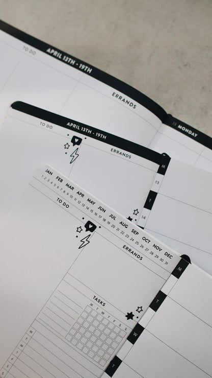 2026 Dated 5x8 Planner - Doodle Edition
