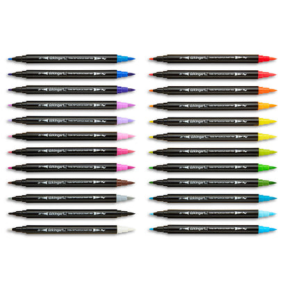 PRO Twin-Tip™ Acrylic Paint Pens – 24 Colors