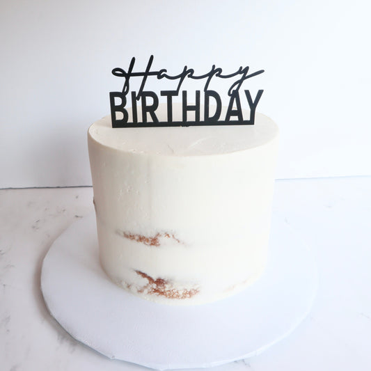 HAPPY BIRTHDAY CAKE TOPPER