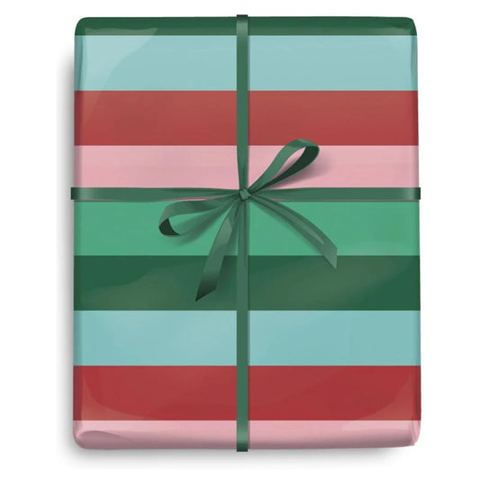 Holiday Jam Stripe Wrapping Paper - 10FT
