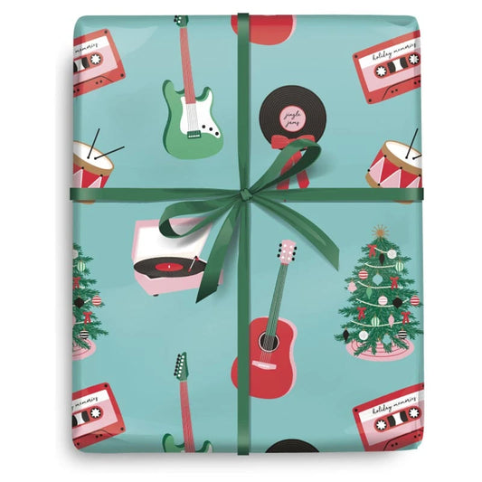 Holiday Jam Session Toss Wrapping Paper - 10FT