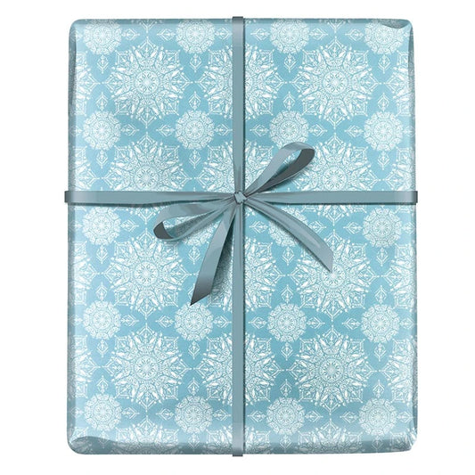 Winters Mandala Wrapping Paper - 10ft