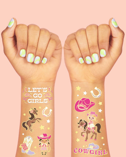 Cowgirl Tats - 46 temporary tattoos