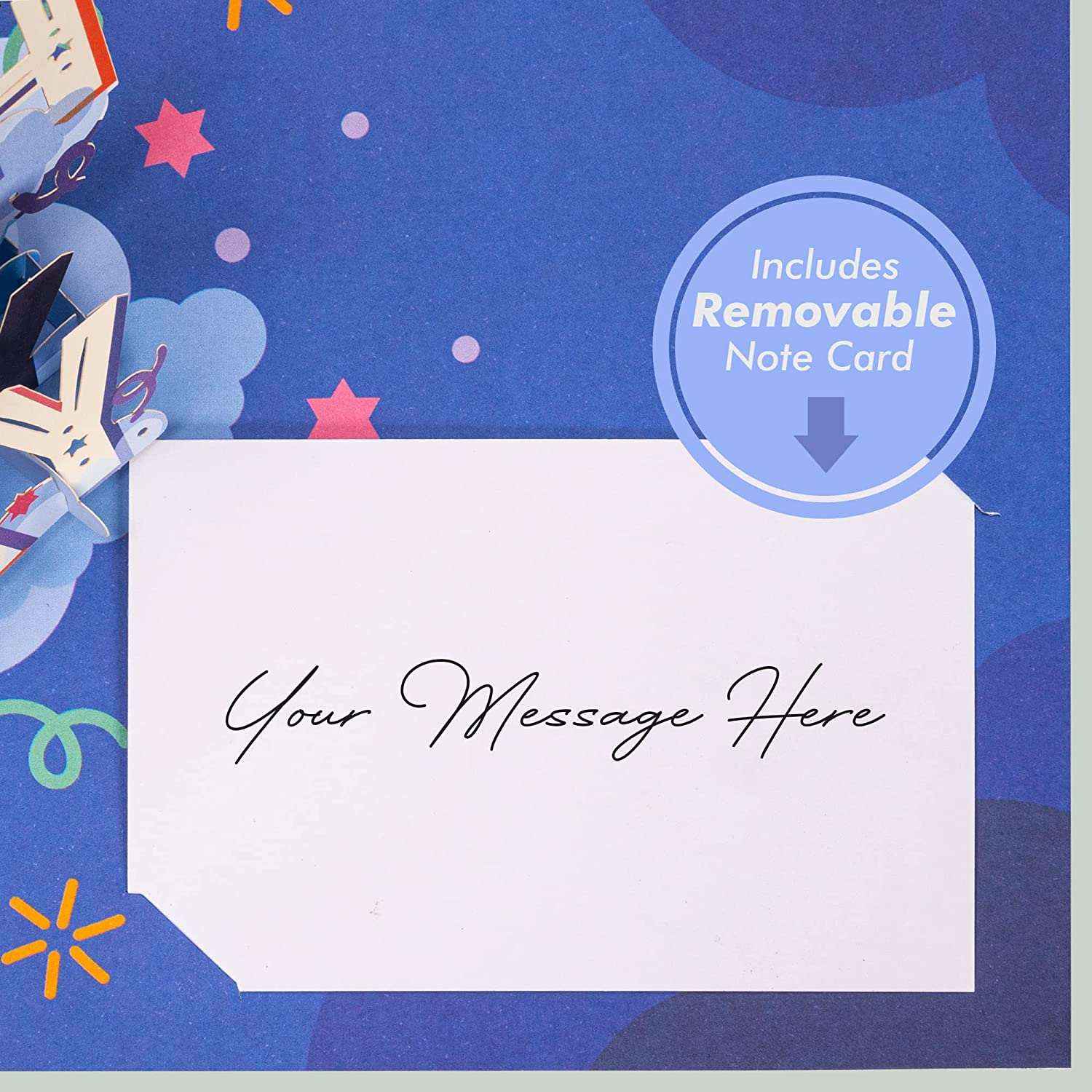 Happy Birthday Balloons Pop Up Card