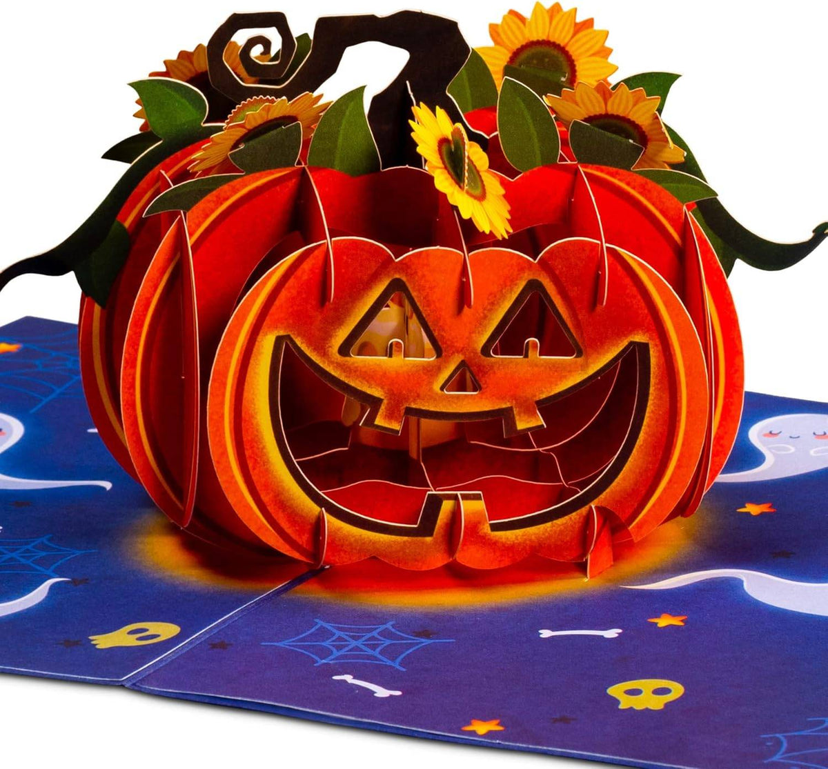Paper Love Halloween Pumpkin Pop Up Card