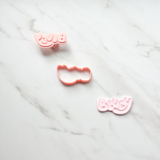 BLUEY LOGO CUTTER/EMBOSSER BY CREATIVE HEART LAB