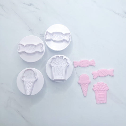 POPCORN CANDY & ICE CREAM CUTTERS/ EMBOSSERS