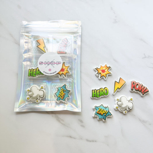 COMIC BOOK THEME EDIBLE DECORATIONS