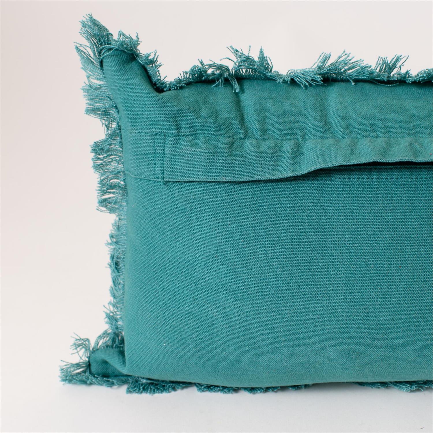 Lumbar Pillow - Raggy Applique Celebrate