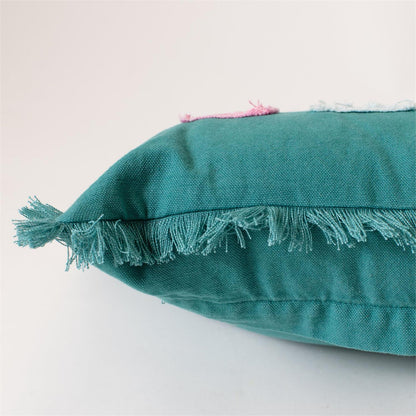 Lumbar Pillow - Raggy Applique Celebrate