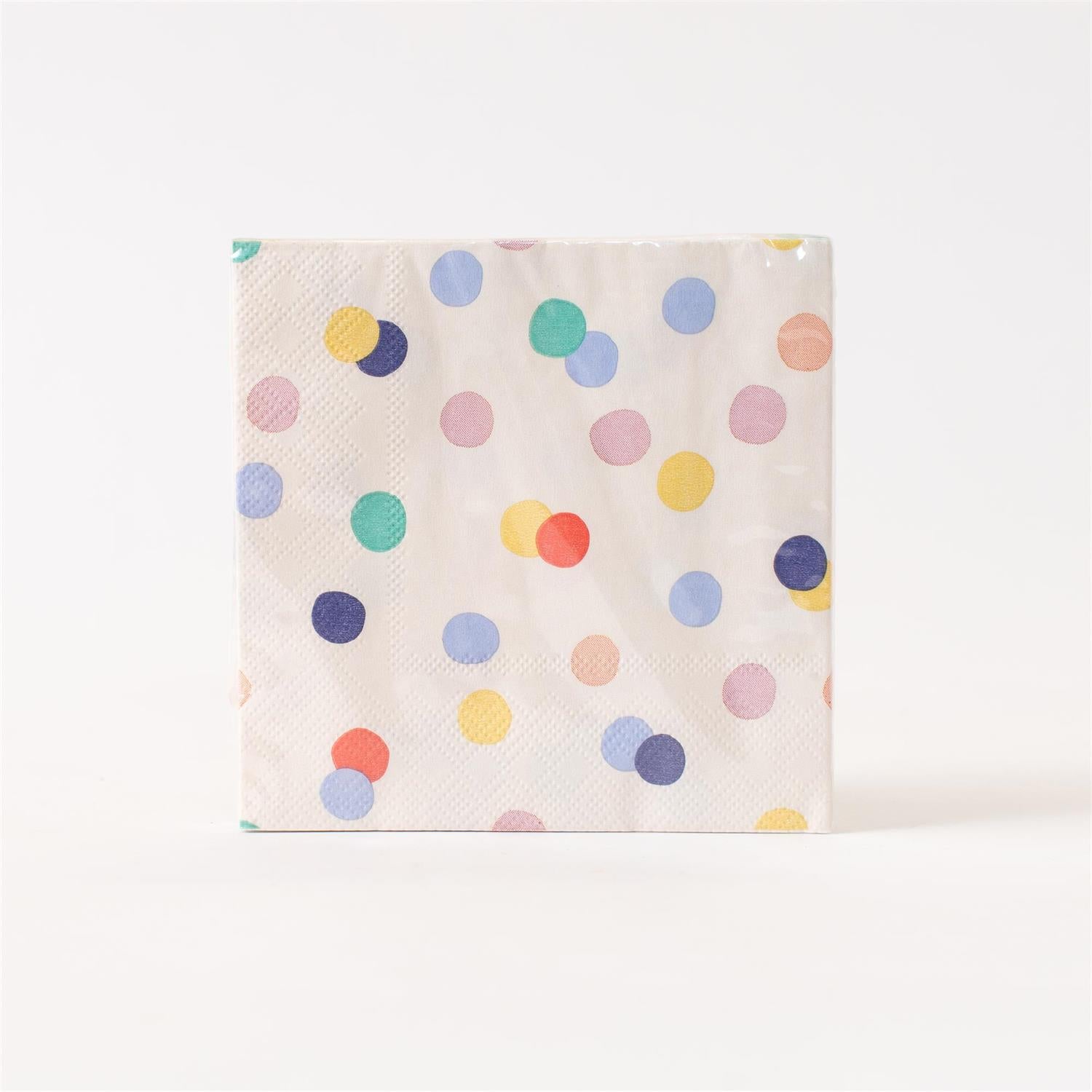 Paper Beverage Napkins - Confetti -20 Ct