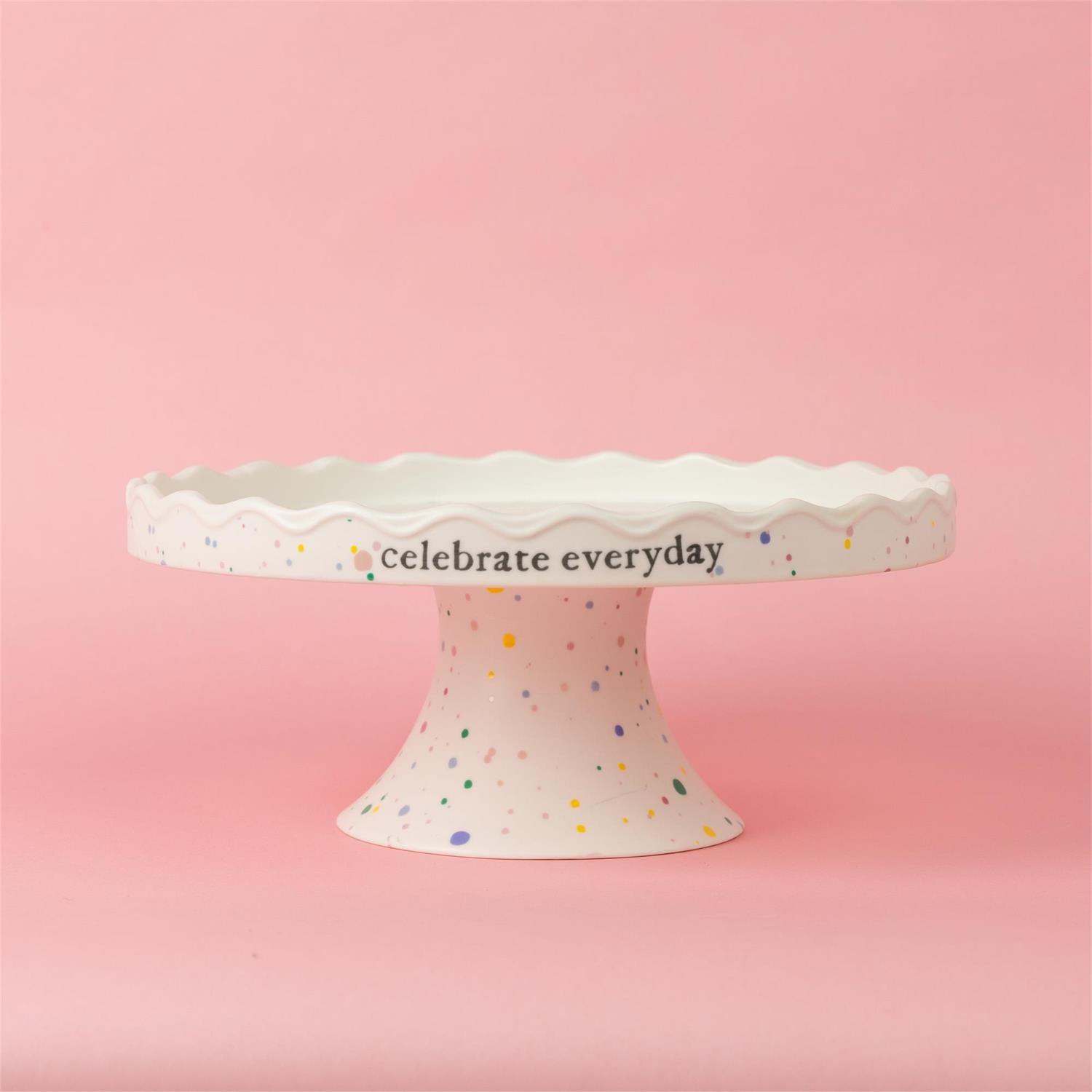 Ceramic Cake Stand - Celebrate