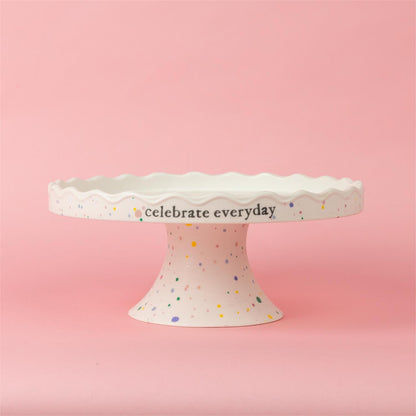 Ceramic Cake Stand - Celebrate