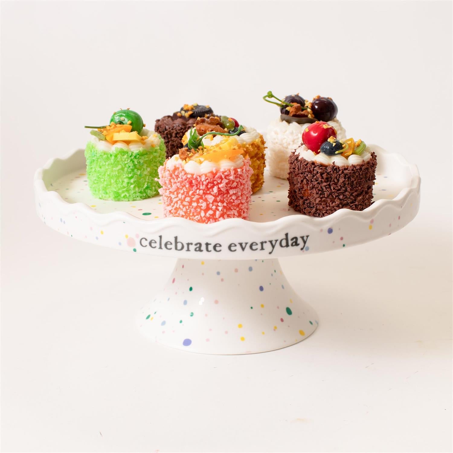Ceramic Cake Stand - Celebrate