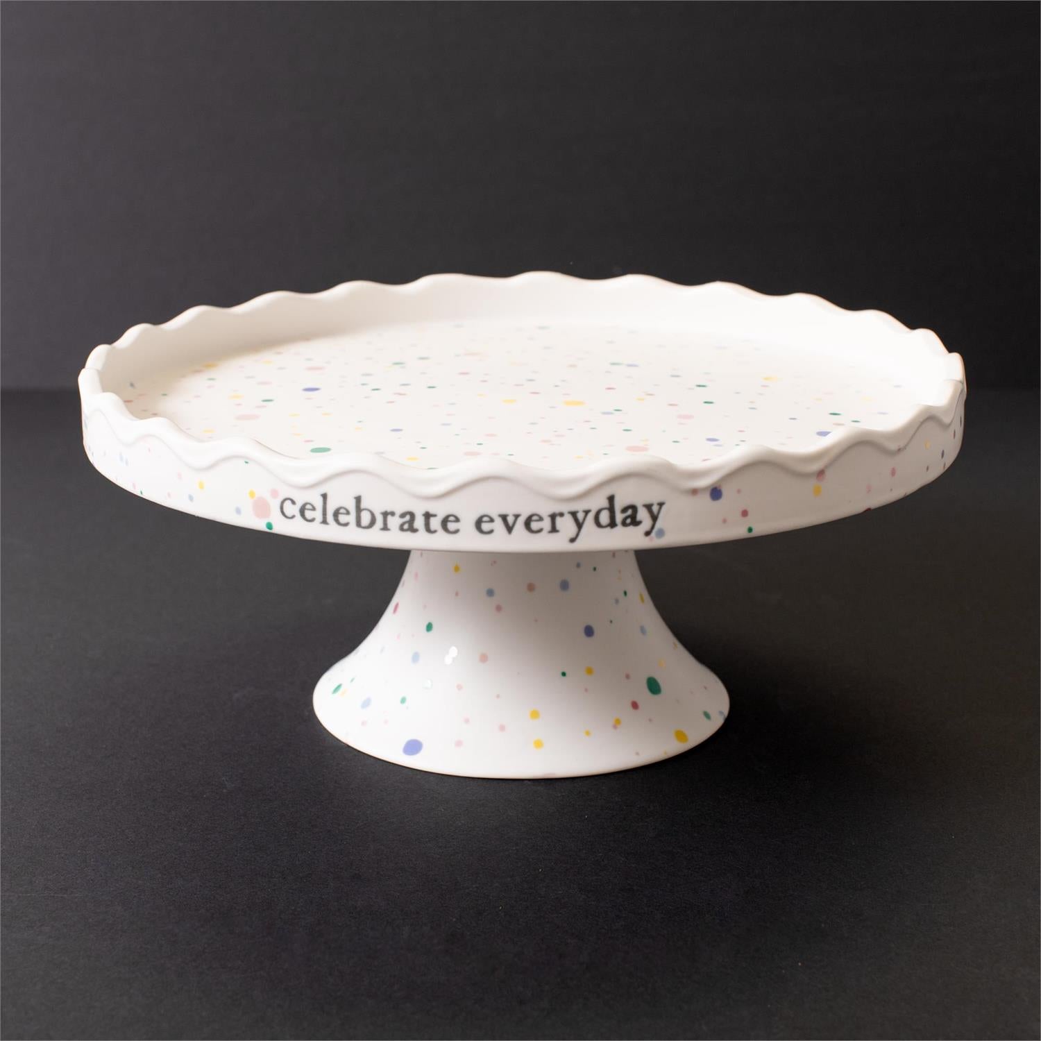 Ceramic Cake Stand - Celebrate