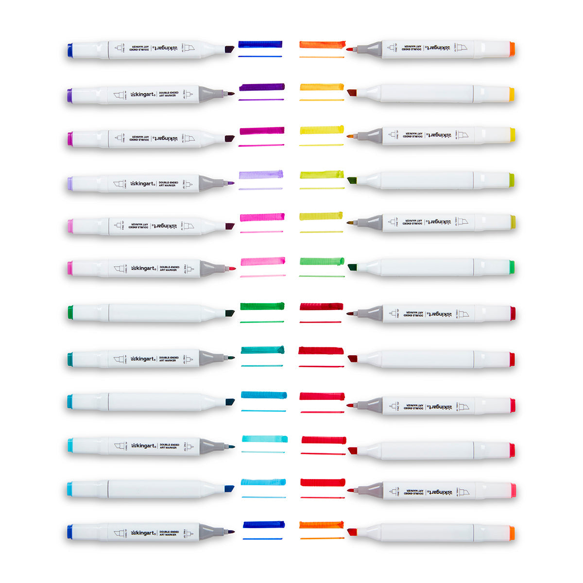 PRO Double-Ended Alcohol Markers - 24 Bright Colors