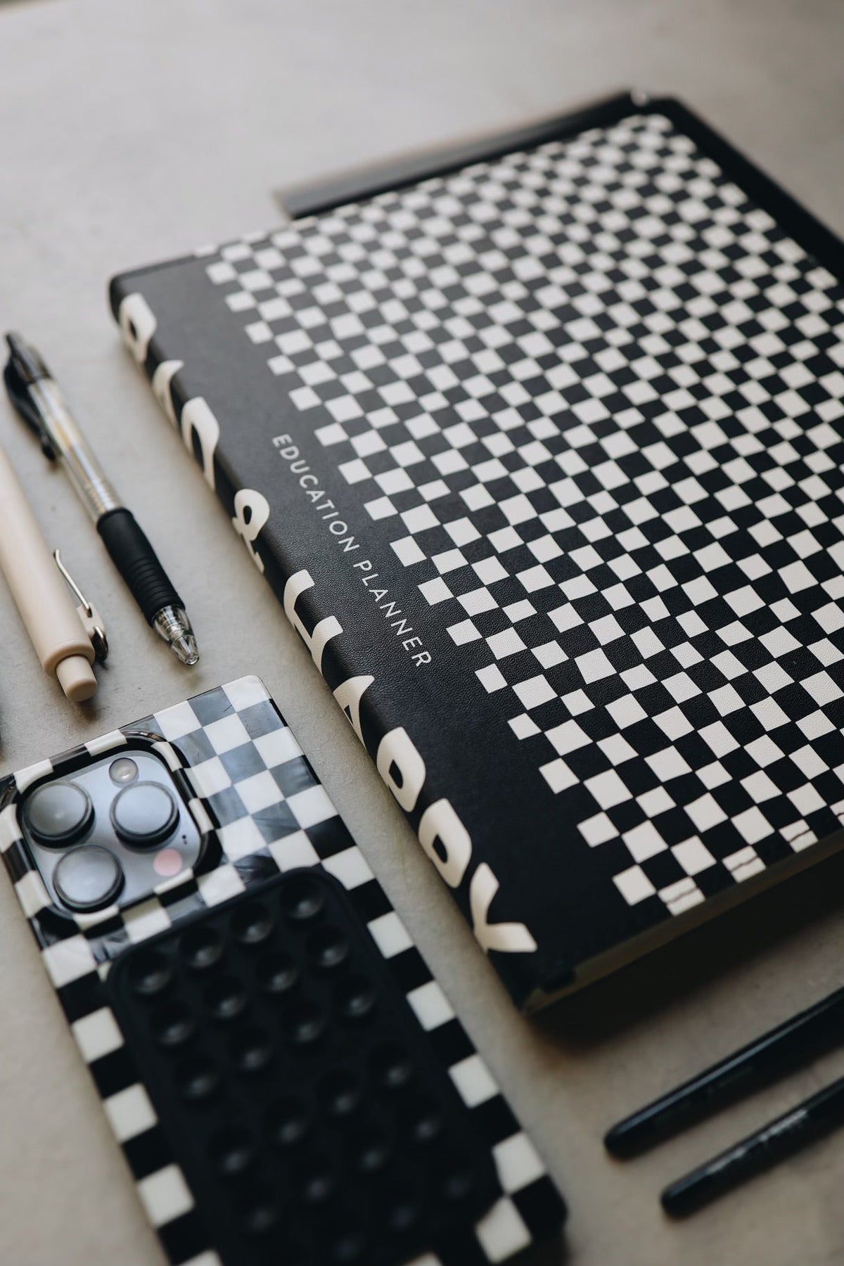 8x10 Undated Education Planner - Checkers Edition
