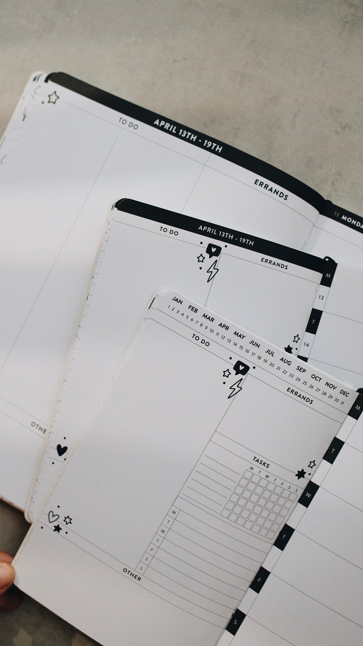 2026 Dated 5x8 Planner - Doodle Edition