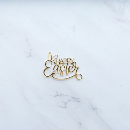 HAPPY EASTER WITH BUNNY EARS TOPPERS BY SAIDAS SWEETS