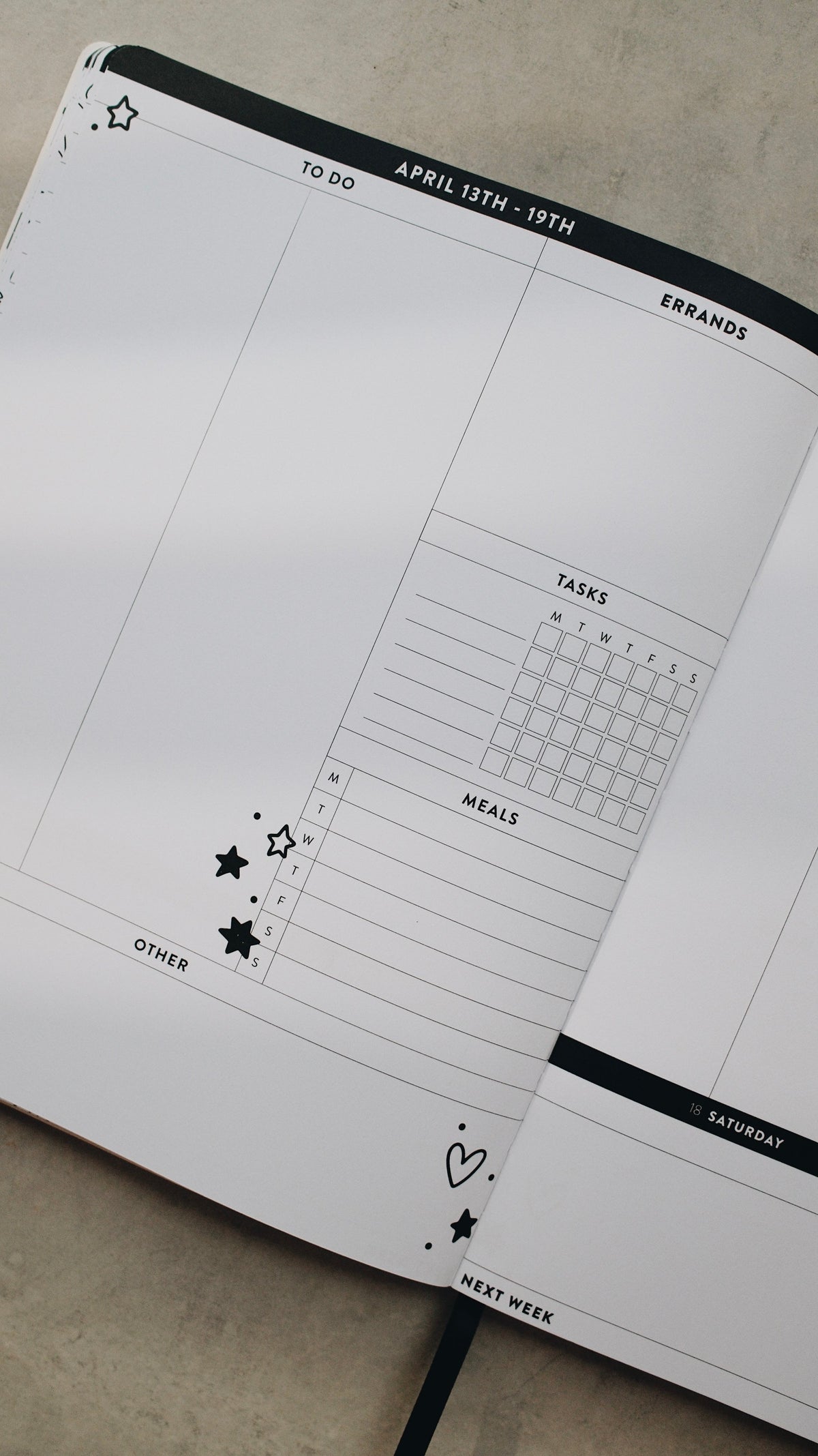 2026 Dated 8x10 Planner - Doodle Edition