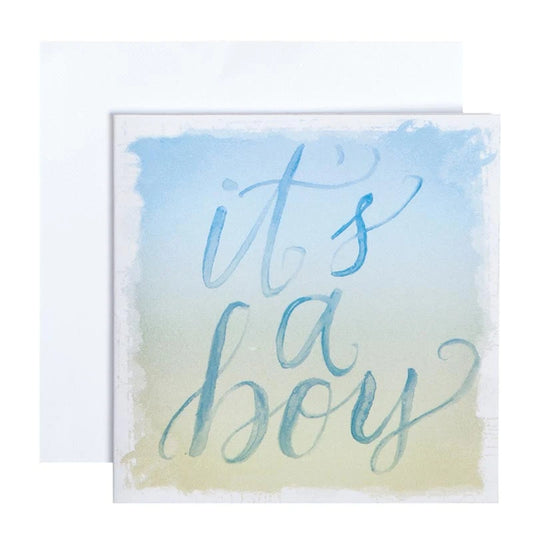 It's A Boy Enclosure Card