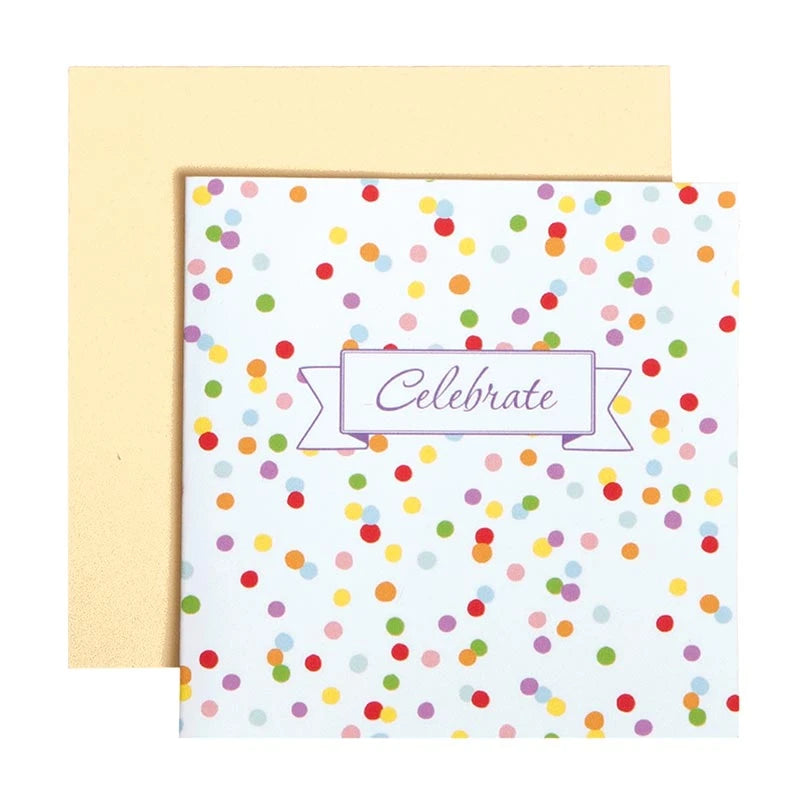 Confetti Enclosure Card