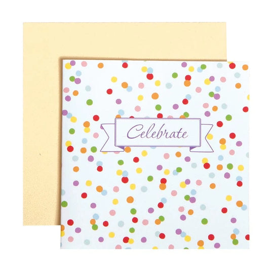Confetti Enclosure Card