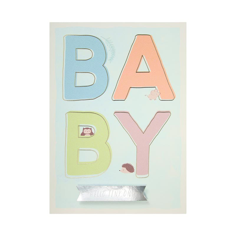 WOODLAND Baby Greeting Card